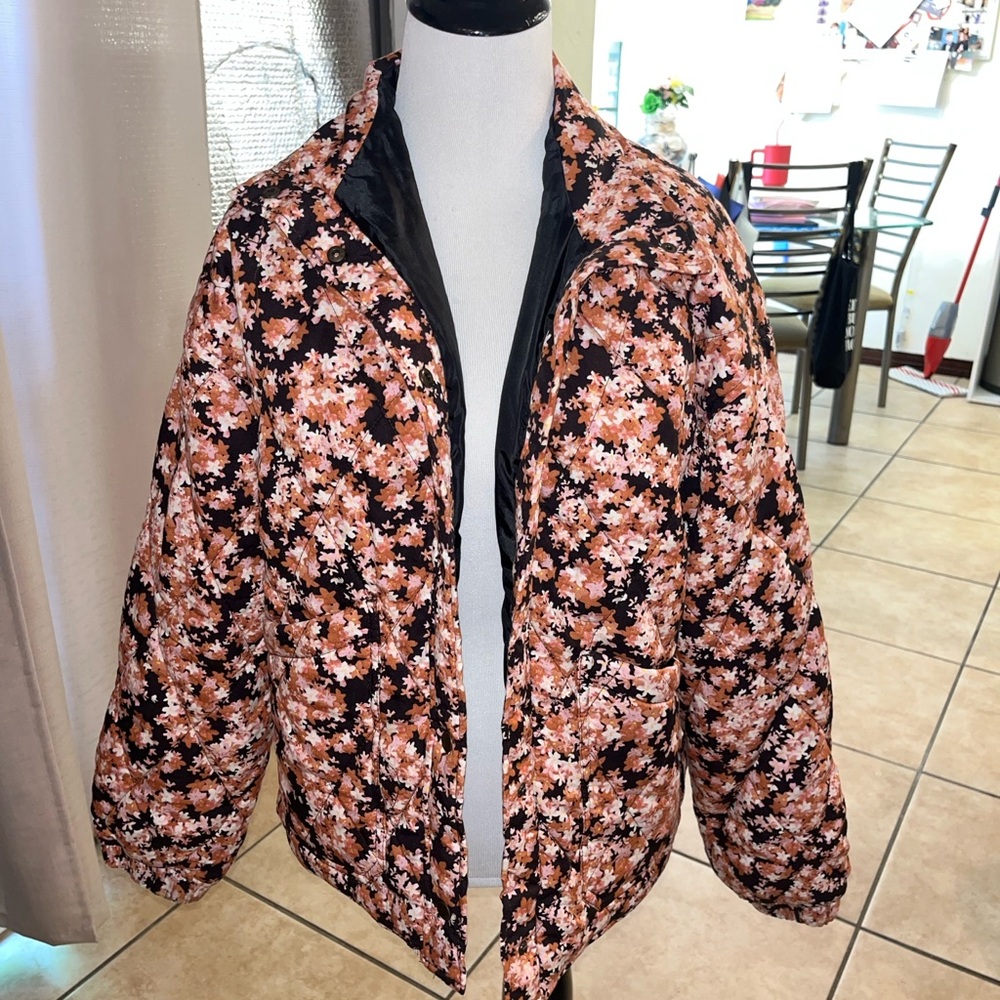 Sanctuary Floral Puffer Jacket